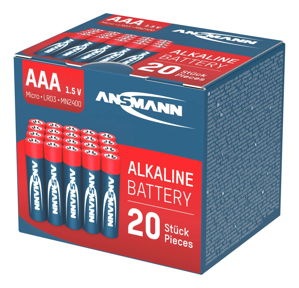 Batteri alkaline AAA 20stk Redline v:8346454 Batteri alkaline AAA 20stk Redline v:8346454